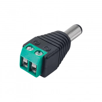 Akyga AK-SC-16 βύσμα DC 5,5 x 2,1 mm με βιδωτούς ακροδέκτες για καλώδιο UTP, CCTV