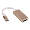 Akyga AK-AD-56 καλώδιο αντάπτορα USB-C (αρσενικό) σε DisplayPort, 15 cm