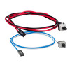 Akyga AK-CA-60 σετ διακόπτη power και reset για PC, καλώδιο 60 cm