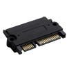Akyga AK-CA-83 αντάπτορας SATA 22-pin (15+7) θηλυκό σε αρσενικό, μαύρο
