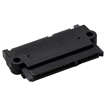 Akyga AK-CA-83 αντάπτορας SATA 22-pin (15+7) θηλυκό σε αρσενικό, μαύρο