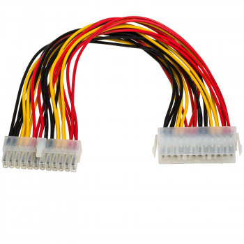 Akyga AK-CA-09 καλώδιο επέκτασης τροφοδοσίας ATX 24-pin (20+4), 24-pin (F) σε 24-pin (M), 30 cm