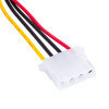 Akyga AK-CA-11 καλώδιο αντάπτορα τροφοδοσίας SATA (M) σε Molex (F), 15 cm