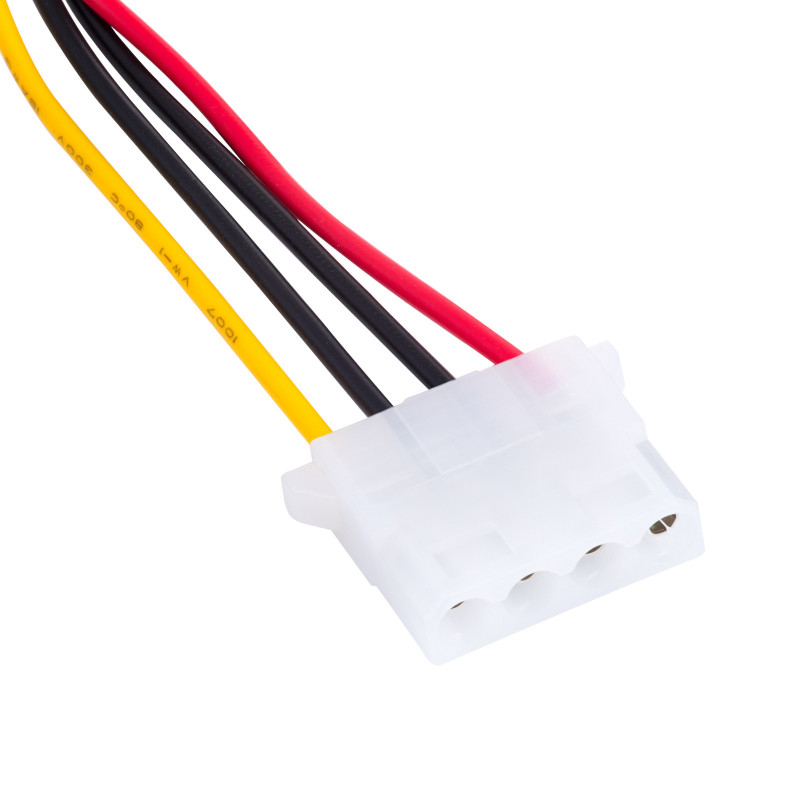 Akyga AK-CA-11 καλώδιο αντάπτορα τροφοδοσίας SATA (M) σε Molex (F), 15 cm