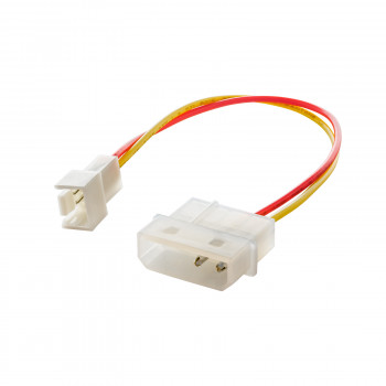Akyga AK-CA-36 καλώδιο αντάπτορα ανεμιστήρα Molex (αρσενικό) σε 3-pin 5 V (αρσενικό), 15 cm