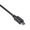 Akyga AK-AD-09 καλώδιο αντάπτορα OTG Micro USB-B (M) σε USB-A (F), 15 cm, μαύρο