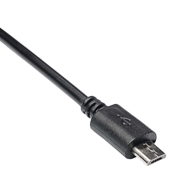 Akyga AK-AD-09 καλώδιο αντάπτορα OTG Micro USB-B (M) σε USB-A (F), 15 cm, μαύρο