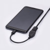 Akyga AK-AD-09 καλώδιο αντάπτορα OTG Micro USB-B (M) σε USB-A (F), 15 cm, μαύρο