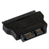 Akyga AK-CA-53 αντάπτορας Slim SATA (αρσενικό) σε SATA 22-pin (θηλυκό), μαύρο