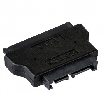 Akyga AK-CA-53 αντάπτορας Slim SATA (αρσενικό) σε SATA 22-pin (θηλυκό), μαύρο