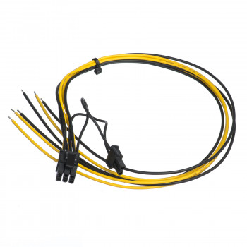Akyga AK-SC-20 Καλώδιο σέρβις για τροφοδοτικό PC PCIe 6+2-Pin βύσμα αρσενικό, 45 cm