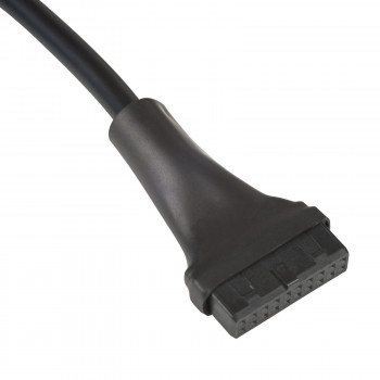 Akyga AK-CA-75 Εσωτερικό καλώδιο προσαρμογέα USB 2.0 9-Pin (M) σε USB 3.0 19-Pin (F) Header, 20 cm, μαύρο