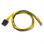 Akyga AK-SC-22 Καλώδιο σέρβις για τροφοδοτικό PC EPS 8-Pin (4+4) βύσμα αρσενικό, 45 cm