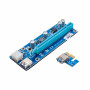 Akyga AK-CA-64 Κιτ Riser PCIe x1 σε x16 με καλώδιο USB 3.0 55 cm