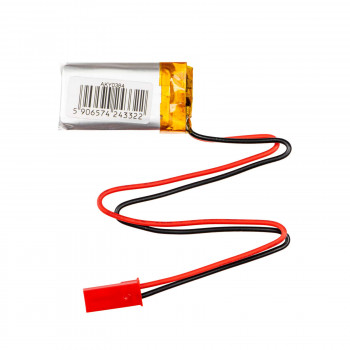 Akyga AKY0384 LP601730 Μπαταρία Li-Po 3,7 V 250 mAh με PCM, βύσμα αρσενικό JST 2,54 mm 2-Pin, καλώδιο 150 mm