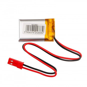 Akyga AKY0657 LP752030 Μπαταρία Li-Po 3,7 V 300 mAh με PCM, βύσμα αρσενικό JST 2,54 mm 2-Pin, καλώδιο 150 mm
