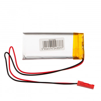 Akyga AKY0486 LP502248 Μπαταρία Li-Po 3,7 V 450 mAh με PCM, βύσμα αρσενικό JST 2,54 mm 2-Pin, καλώδιο 150 mm