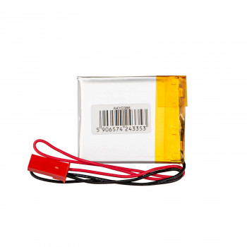 Akyga AKY0386 LP403035 Μπαταρία Li-Po 3,7 V 400 mAh με PCM, βύσμα αρσενικό JST 2,54 mm 2-Pin, καλώδιο 150 mm