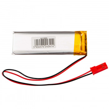 Akyga AKY0655 LP602158 Μπαταρία Li-Po 3,7 V 750 mAh με PCM, βύσμα αρσενικό JST 2,54 mm 2-Pin, καλώδιο 150 mm