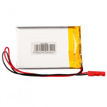 Akyga AKY0392 LP453350 Μπαταρία Li-Po 3,7 V 800 mAh με PCM, βύσμα αρσενικό JST 2,54 mm 2-Pin, καλώδιο 150 mm