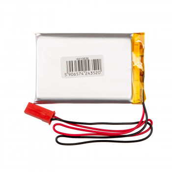 Akyga AKY0108 LP603048 Μπαταρία Li-Po 3,7 V 850 mAh με PCM, βύσμα αρσενικό JST 2,54 mm 2-Pin, καλώδιο 150 mm