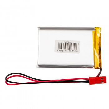 Akyga AKY0646 LP623255 μπαταρία Li-Po 3,7 V 1100 mAh με PCM, βύσμα JST 2,54 mm 2-Pin, καλώδιο 150 mm