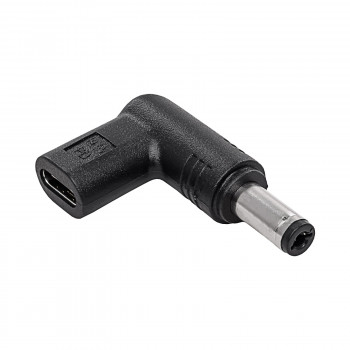 Akyga AK-ND-C02 αντάπτορας φόρτισης USB-C σε DC 5,5 x 2,1 mm για notebook, 18,5-20 V, 100 W