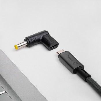 Akyga AK-ND-C03 αντάπτορας φόρτισης USB-C σε DC 4,8 x 1,7 mm για notebook, 18,5-20 V, 100 W