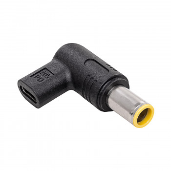 Akyga AK-ND-C12 αντάπτορας φόρτισης USB-C σε DC 7,9 x 5,5 mm + Pin για notebook, 18,5-20 V, 100 W
