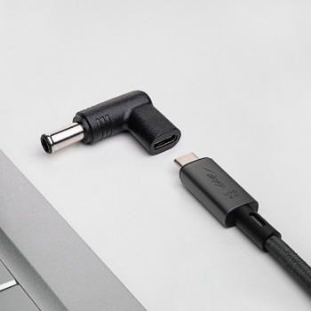 Akyga AK-ND-C14 αντάπτορας φόρτισης USB-C σε DC 6,5 x 4,4 mm + Pin για notebook, 18,5-20 V, 100 W