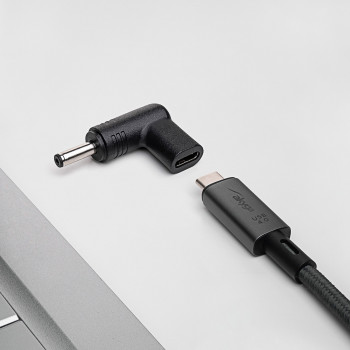 Akyga AK-ND-C15 αντάπτορας φόρτισης USB-C σε DC 4,0 x 1,3 mm για notebook, 18,5-20 V, 100 W