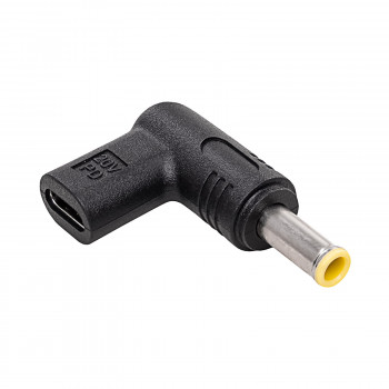 Akyga AK-ND-C16 αντάπτορας φόρτισης USB-C σε DC 5,5 x 3,0 mm + Pin για notebook, 18,5-20 V, 100 W