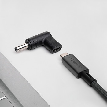 Akyga AK-ND-C17 αντάπτορας φόρτισης USB-C σε DC 4,8 x 1,7 mm για notebook, 18,5-20 V, 100 W