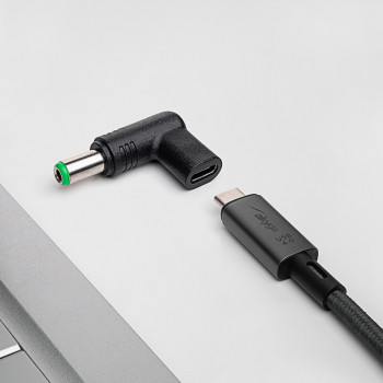 Akyga AK-ND-C18 αντάπτορας φόρτισης USB-C σε DC 6,3 x 3,0 mm για notebook, 15-16 V, 100 W