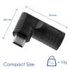 Akyga AK-ND-D06 αντάπτορας DC 5,5 x 2,5 mm σε USB-C PD για τροφοδοτικά notebook, 65 W