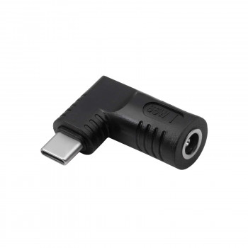 Akyga AK-ND-D09 αντάπτορας DC 5,5 x 3,0 mm + Pin σε USB-C PD για τροφοδοτικά notebook, 65 W, για HP