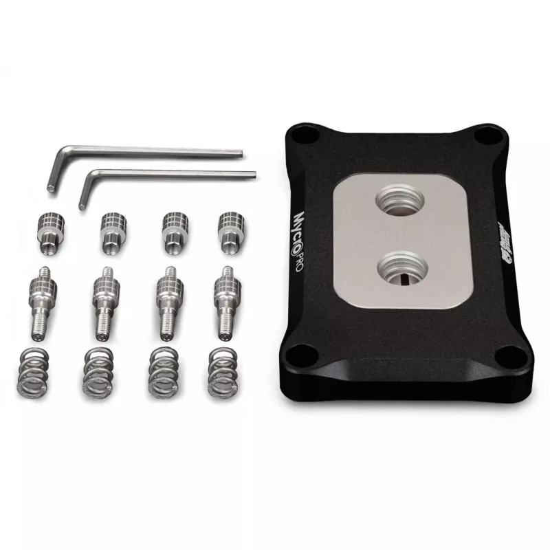 Thermal Grizzly Mycro Pro Stainless Steel ψύκτρα επεξεργαστή, AMD AM4/AM5, μαύρο/ασημί