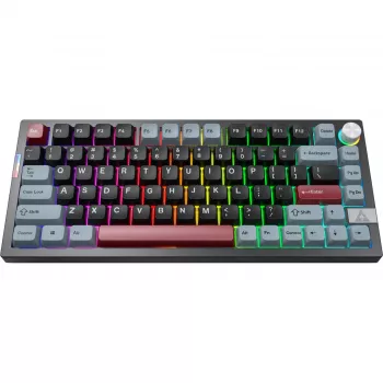 Montech MK PRO 75 πληκτρολόγιο, διάταξη DE, Gateron G Pro 3.0 Yellow, μαύρο/πολύχρωμο