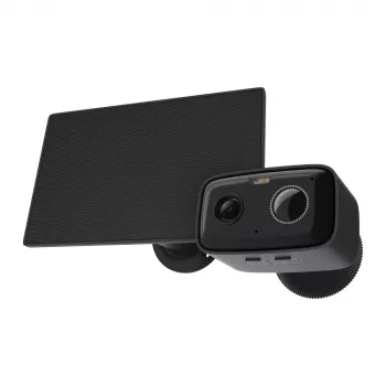 TP-Link Tapo C401 KIT V2 κιτ κάμερας ασφαλείας εξωτερικού χώρου με ηλιακή ενέργεια, ανθεκτικό στις καιρικές συνθήκες, έγχρωμη εικόνα ημέρα και νύχτα