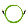 LogiLink CQM035S βιομηχανικό καλώδιο patch, Cat.6A, PUR, M12 X-coded σε RJ45, 1 m