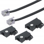 Schwaiger TAL6306533 καλώδιο σύνδεσης τηλεφώνου, καθολικό, 6 m, RJ-11, μαύρο