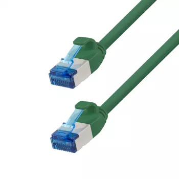 Καλώδιο patch LogiLink CP5045S Cat.6A S/FTP LSZH SlimLine, 1,5 m, πράσινο