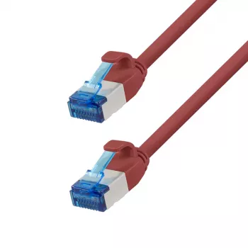 LogiLink CP5004S καλώδιο patch Cat.6A S/FTP, LSZH, SlimLine, 0,15 m, κόκκινο