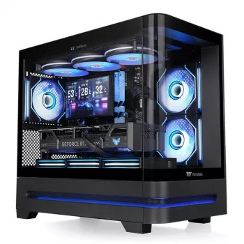Thermaltake Arcus 190 TG ARGB κουτί υπολογιστή Mini Tower, μαύρο, σκληρυμένο γυαλί