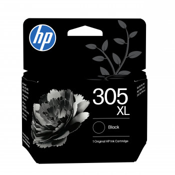 HP 305XL γνήσιο μαύρο δοχείο μελάνης υψηλής απόδοσης