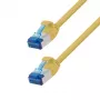 LogiLink CP5037S καλώδιο patch Cat.6A S/FTP SlimLine, LSZH, 1 m, κίτρινο