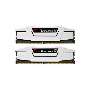 G.Skill Ripjaws V F4-3200C16D-16GVWB κιτ μνήμης DDR4-3200, 16 GB (2 x 8 GB), CL16, λευκό