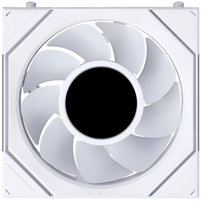 Lian Li UNI FAN SL-INF LCD FLEX Wireless ανεμιστήρας κουτιού υπολογιστή, ARGB και LCD, Reverse Blade, 120 mm, λευκός