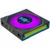 Lian Li UNI FAN SL-INF LCD FLEX Wireless ανεμιστήρες θήκης υπολογιστή (3 τεμ.) με ελεγκτή, ARGB και LCD, Reverse Blade, 120 mm, μαύροι