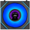 Lian Li UNI FAN SL-INF LCD FLEX Wireless ανεμιστήρες θήκης υπολογιστή (3 τεμ.) με ελεγκτή, ARGB και LCD, Reverse Blade, 120 mm, μαύροι